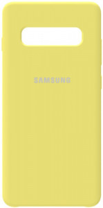 - Samsung Silicone Case Galaxy S10+ Lemon Yellow