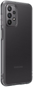  Samsung Soft Clear Cover A23 (A235) EF-QA235TBEGRU Black 3