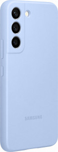  Samsung  Samsung S22 Silicone Cover EF-PS901TLEGRU Artic Blue 4