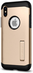  Spigen Case Slim Armor  iPhone X/XS Champagne Gold (057CS22136) 3