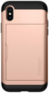  Spigen Case Slim Armor CS  iPhone X/XS Blush Gold (057CS22157)