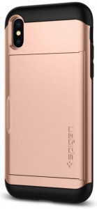  Spigen Case Slim Armor CS  iPhone X/XS Blush Gold (057CS22157) 3