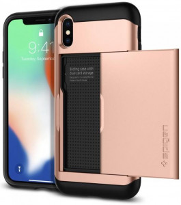  Spigen Case Slim Armor CS  iPhone X/XS Blush Gold (057CS22157) 5