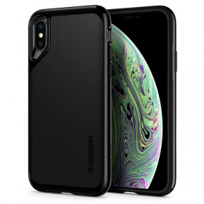   TPU Spigen Neo Hybrid  iPhone XS Jet Black (063CS24919)