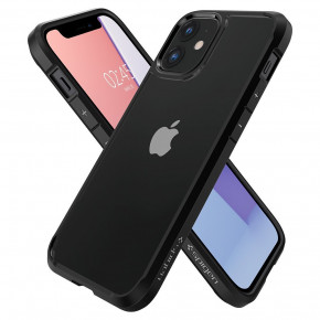  Spigen iPhone 12 / 12 Pro Crystal Hybrid, Matte Black (ACS01521) 7