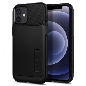  Spigen iPhone 12 / 12 Pro Slim Armor, Black (ACS01523)