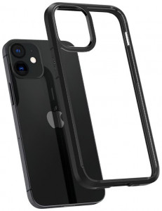  Spigen iPhone 12 mini Crystal Hybrid, Matte Black (ACS01543) 4