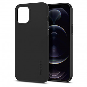  Spigen iPhone 12 Pro Max Case Thin Fit, Black (ACS01612) 4