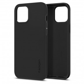  Spigen iPhone 12 Pro Max Case Thin Fit, Black (ACS01612) 5