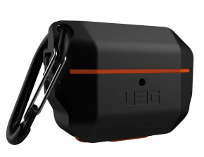  UAG  Airpods Pro Hardcase, Black/Orange (10225F114097)