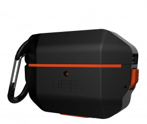  UAG  Airpods Pro Hardcase, Black/Orange (10225F114097) 3