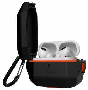  UAG  Airpods Pro Hardcase, Black/Orange (10225F114097) 5