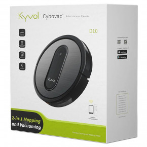   Kyvol Cybovac D10 Random/250ml+200ml/2600mA/2000pa/Google Assistant,Amazon AlexaBlack (Kyvol D10) 7