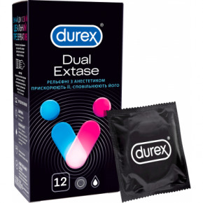  Durex Dual Extase 12  (5052197053432)