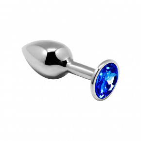      Alive Mini Metal Butt Plug Blue M - Kupidon.toys