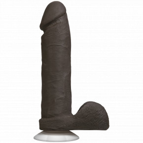  Doc Johnson The Realistic Cock 8 inch Black - ULTRASKYN