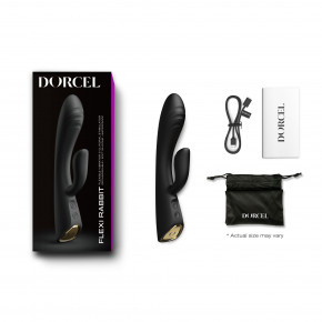 ³-   Dorcel FLEXI RABBIT BLACK,   - Kupidon.toys 3