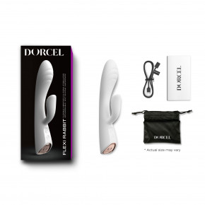 ³-   Dorcel FLEXI RABBIT WHITE,   - Kupidon.toys 3