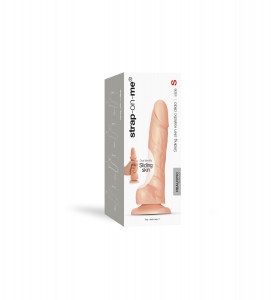   Strap-On-Me Sliding Skin Realistic Dildo Vanille - S,    9