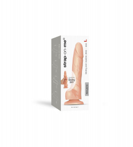   Strap-On-Me Sliding Skin Realistic Dildo Vanille - L,    - Kupidon.toys 9