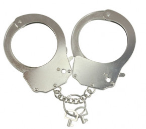   Adrien Lastic Handcuffs Metallic