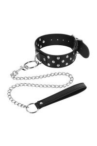    Fetish Tentation Rivets and Leash