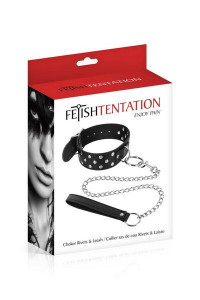    Fetish Tentation Rivets and Leash 3