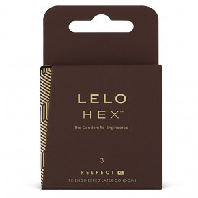 LELO HEX Condoms Respect XL 3 Pack,   ,  