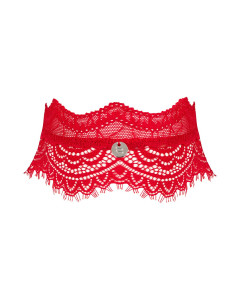    Obsessive Bergamore choker, red