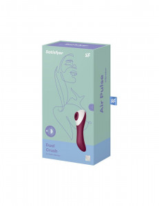     Satisfyer Dual Crush Wine Red - Kupidon.toys 3