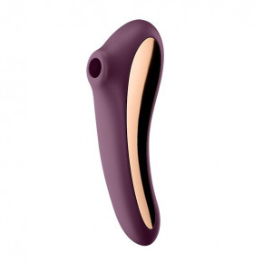     Satisfyer Dual Kiss Wine Red - Kupidon.toys