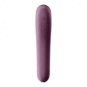     Satisfyer Dual Kiss Wine Red - Kupidon.toys 4