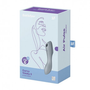     Satisfyer Curvy Trinity 3 BlueGrey - Kupidon.toys 3