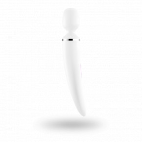  Satisfyer Wand-er Woman (White/Chrome) 4