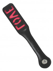  Sportsheets Leather Love Impression Paddle