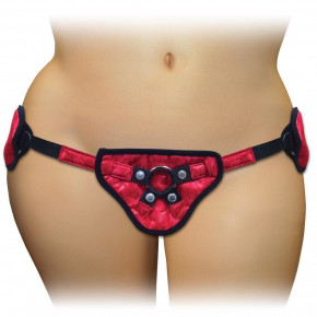    Sportsheets - Plus Red Lace w/Satin Corsette Strap On