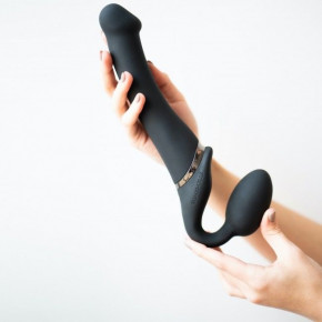   Strap-On-Me VIBRATING Black M 7