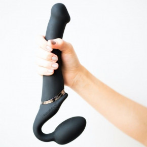   Strap-On-Me VIBRATING Black M 8