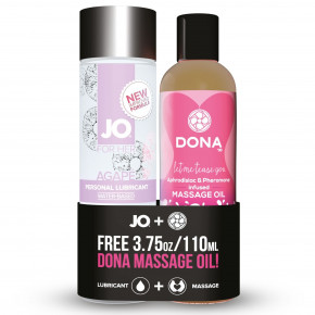   System JO Limited Edition Promo Pack - Jo Agape (120) + DONA Flirty Massage (110)