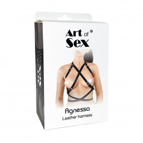   Art of Sex - Agnessa Leather harness,  XS-M 4