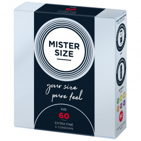 Mister Size - pure feel - 60 (3 condoms),  0,05  3