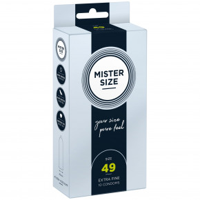 Mister Size - pure feel - 49 (10 condoms),  0,05 