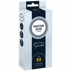 Mister Size - pure feel - 53 (10 condoms),  0,05 