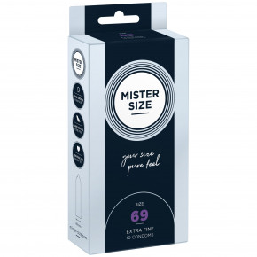 Mister Size - pure feel - 69 (10 condoms),  0,05 