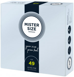 Mister Size - pure feel - 49 (36 condoms),  0,05  3