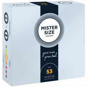 Mister Size - pure feel - 53 (36 condoms),  0,05 