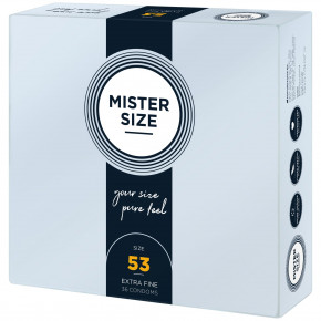 Mister Size - pure feel - 53 (36 condoms),  0,05  3