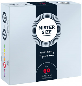 Mister Size - pure feel - 60 (36 condoms),  0,05 