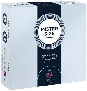 Mister Size - pure feel - 64 (36 condoms),  0,05 