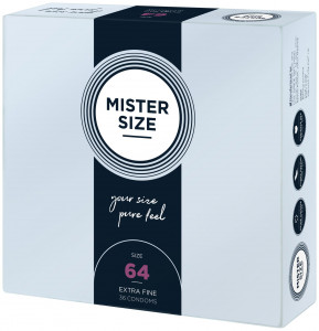 Mister Size - pure feel - 64 (36 condoms),  0,05  3